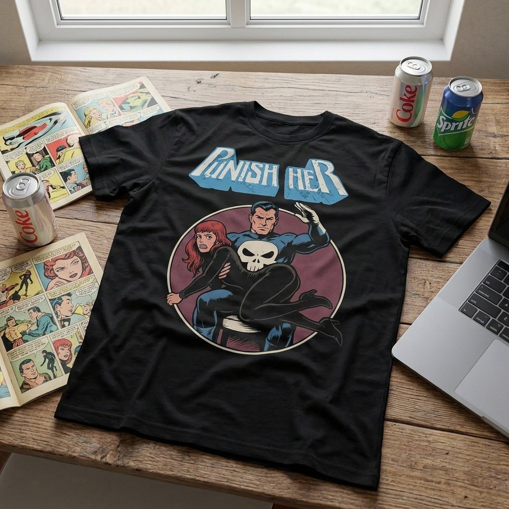 ***NEW*** Funny Punish Her - Punisher Marvel Hero