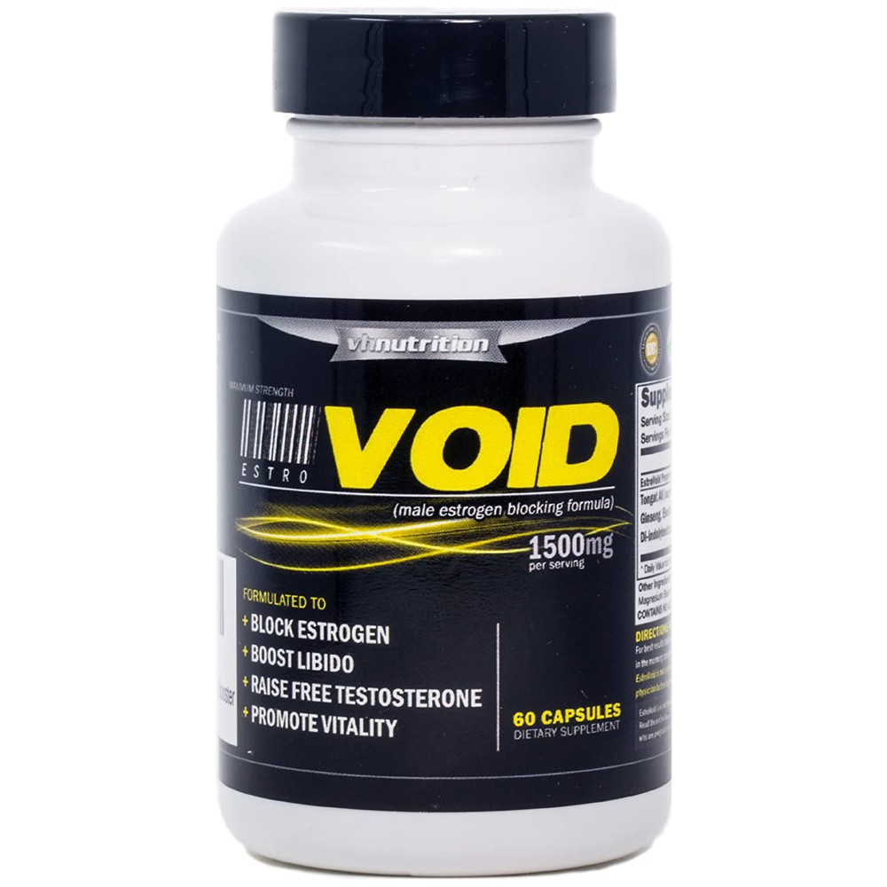 VH Nutrition- Estrovoid Estrogen Blocker- Aromatase Inhibitor for Men- 1500mg