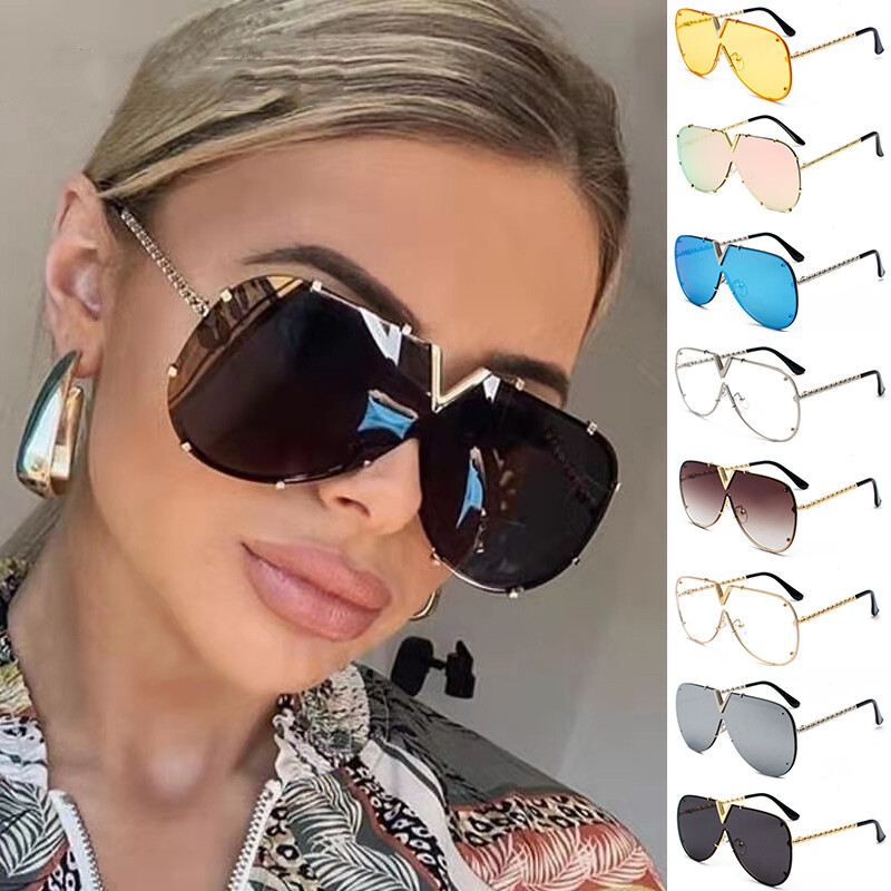 #Luxury Rimless Square Sunglasses Women Sun Glasses Vintage Ladies Eyewear UV4