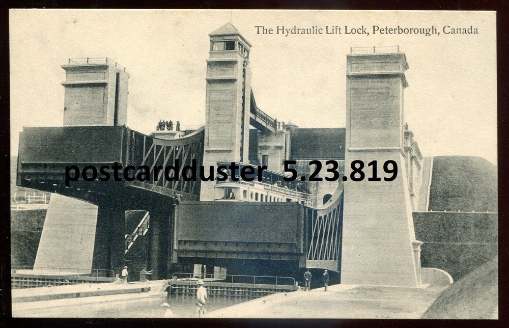 PETERBOROUGH Ontario Postcard 1910s Hydraulic Lift Lock