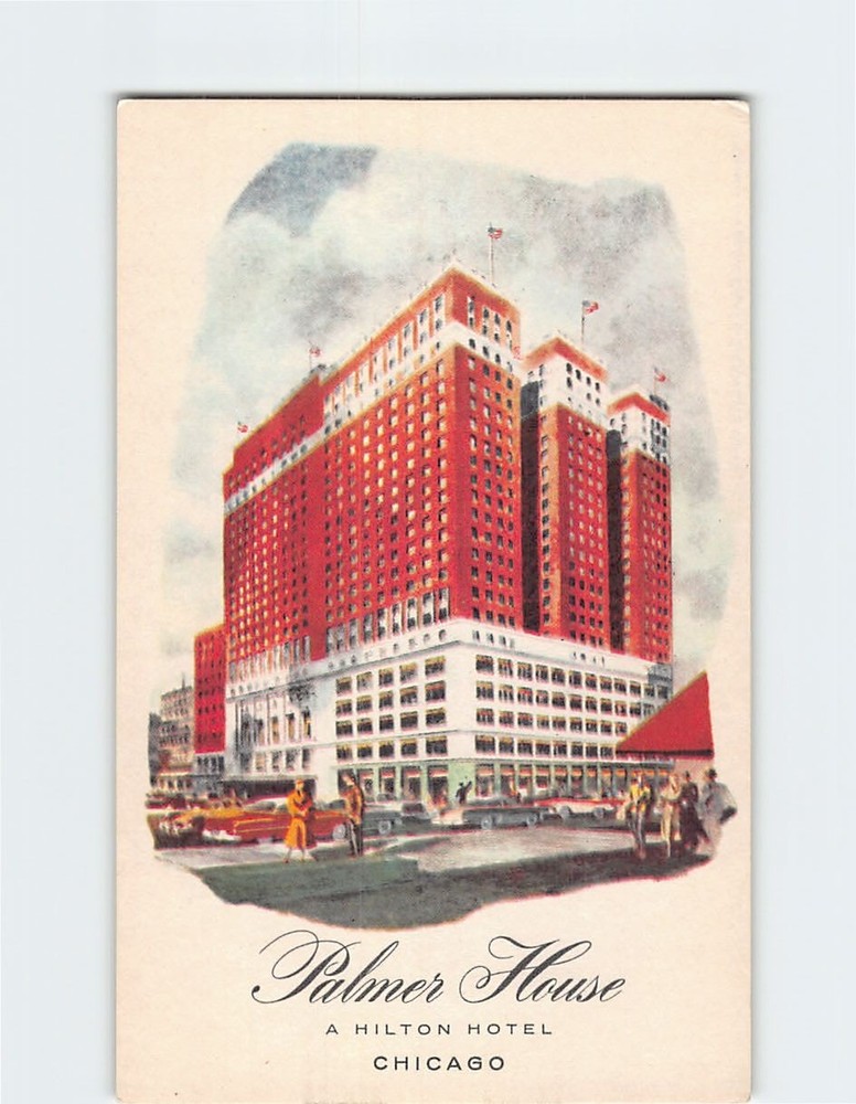 Postcard Palmer House Chicago Illinois USA