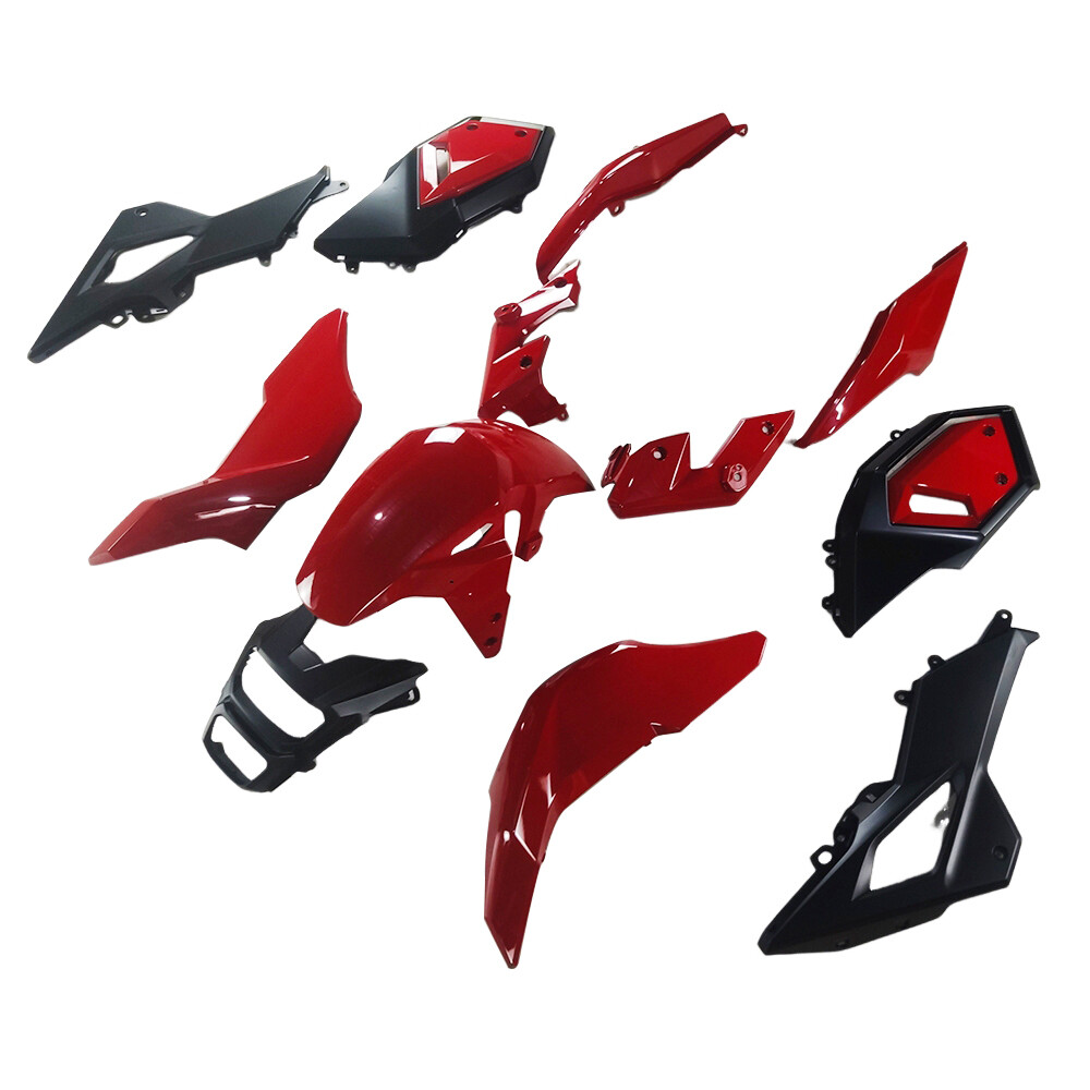 Red Black Bodywork For Honda Grom MSX125 2016-2020 17 18 Plastic Fairings Cowls