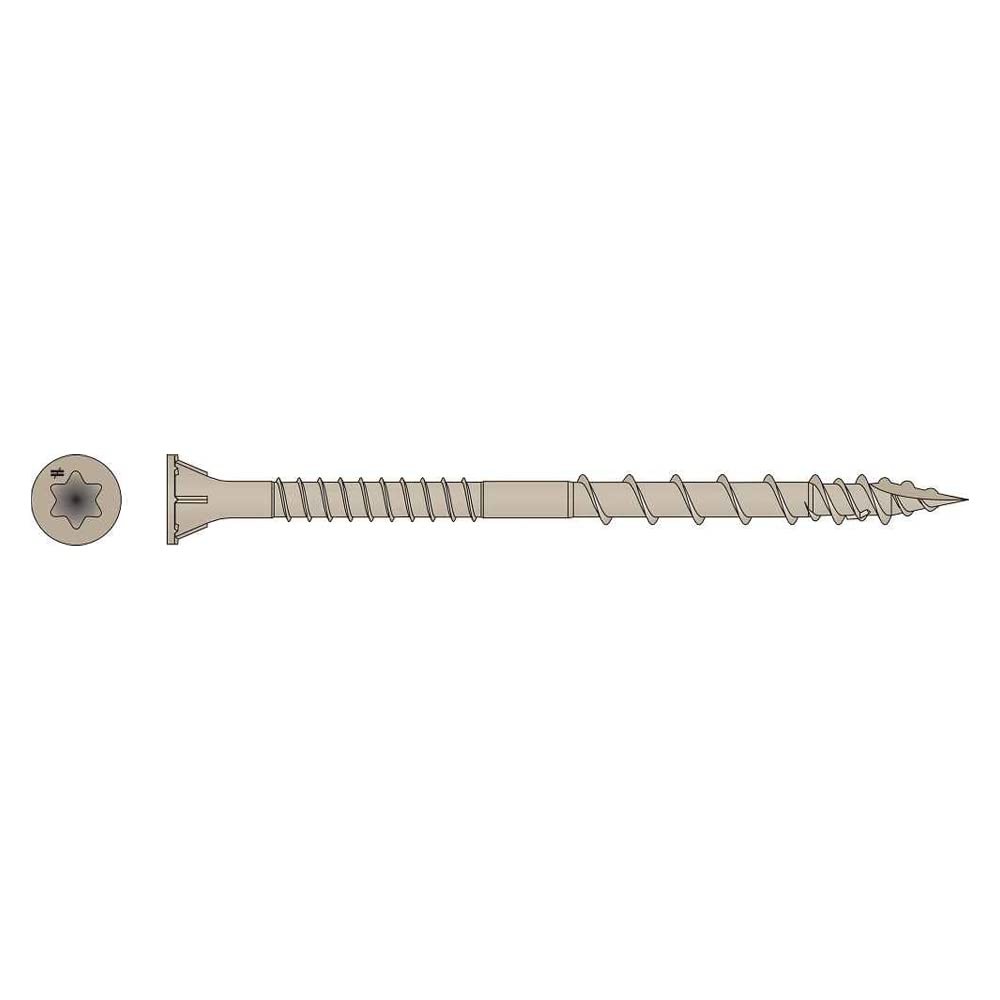 DSVT3R5LB 10x3 T25 Tan Decking Screws 5lb Box