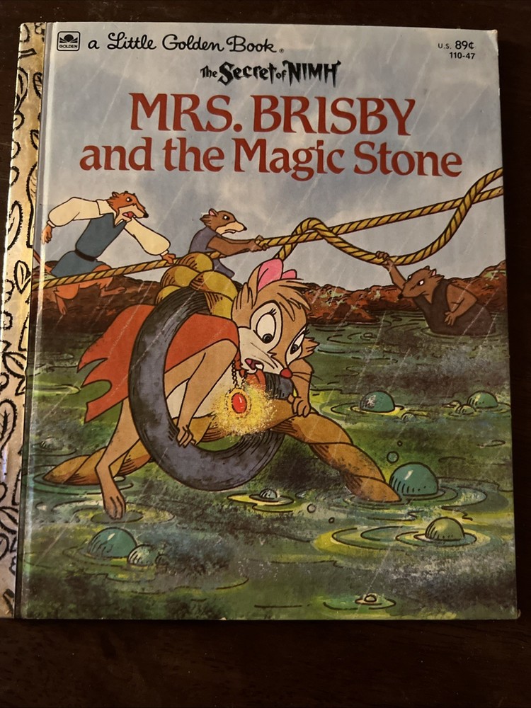 Mrs. Brisby And The Magic Stone, A Little Golden Book,1982(Children's)