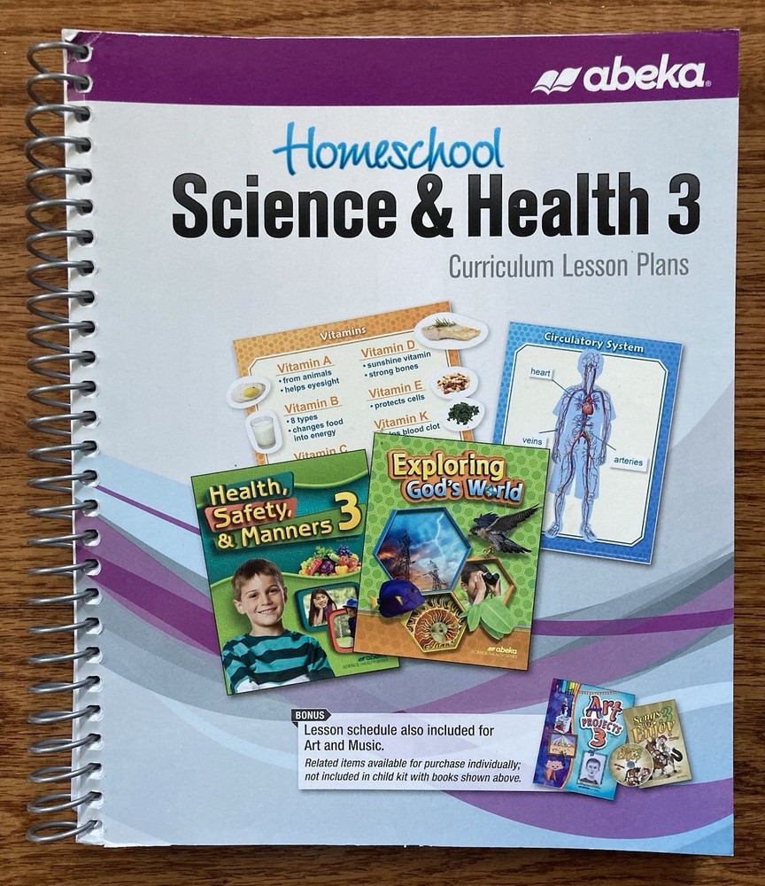 Abeka Homeschool Science and Health 3 Curriculum Lesson Plans