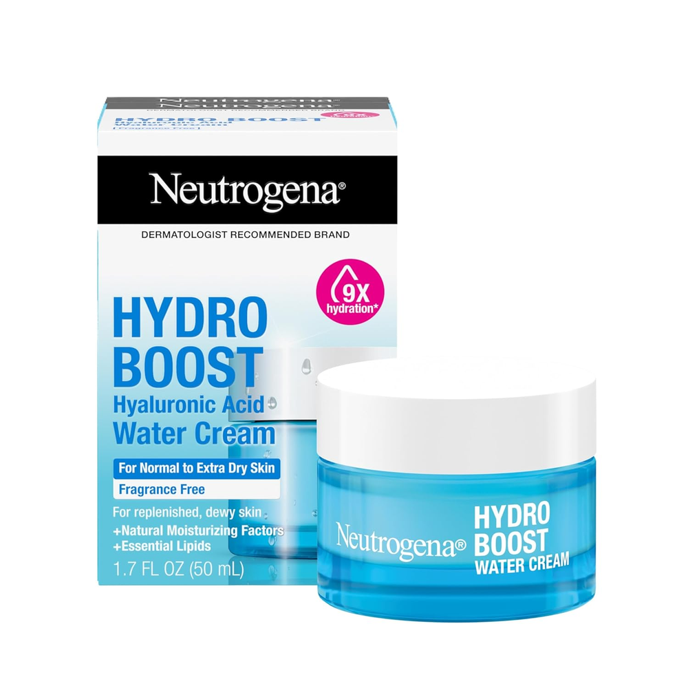 Hydro Boost Skincare Set, Hydro Boost Fragrance Free Gel Cream Face Moisturizer,