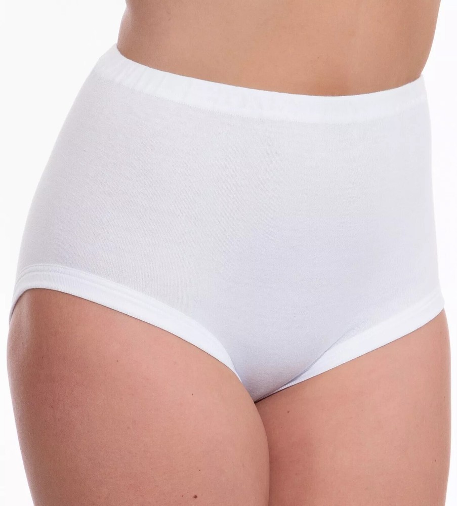 3 Pack Soft Cotton Interlock Briefs with Full Cuff Leg Comfort Underwear  
