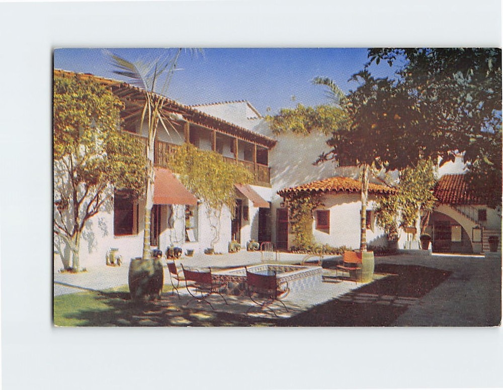 Postcard Santa Barbara's Famous Restaurant El Paseo California