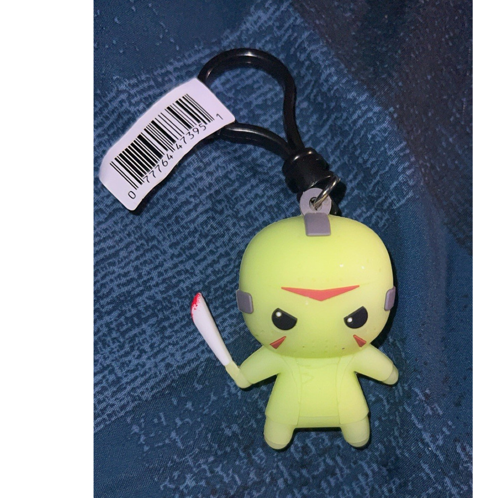 MLB Horror Vinyl Keychain Yellow Gray Red Black Detachable Keyring Modern