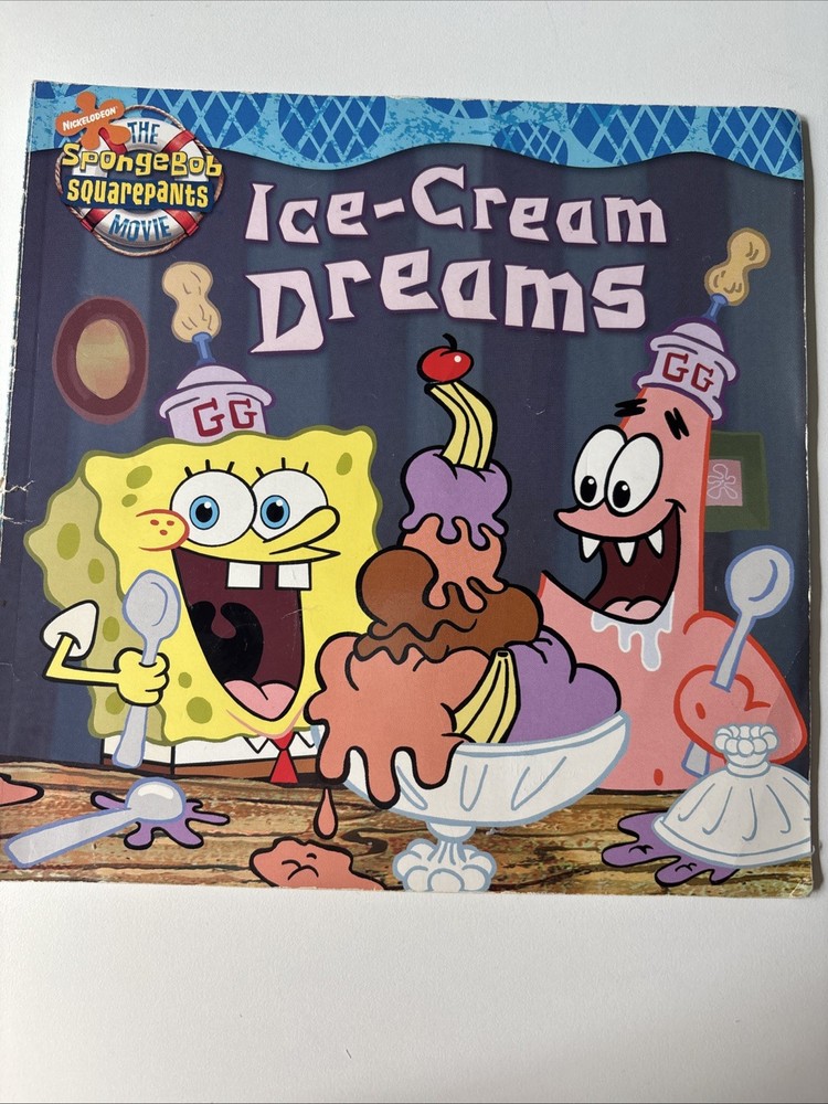 Ice Cream Dreams SpongeBob SquarePants (2004, Paperback)-Good