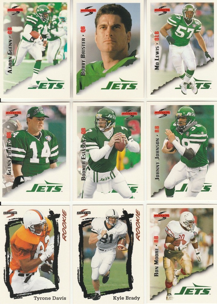(10) 1995 Score New York Jets (Complete Team Set) Jets!
