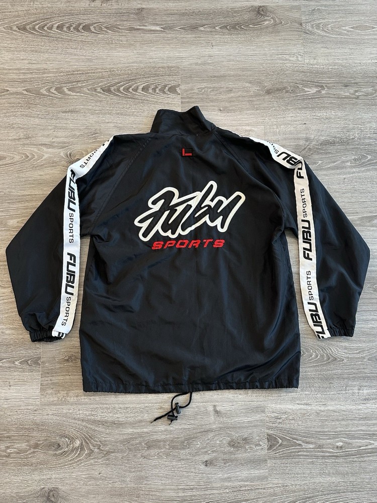 Vintage Y2K FUBU Jacket Windbreaker Zip up Men’s Large 2000’s