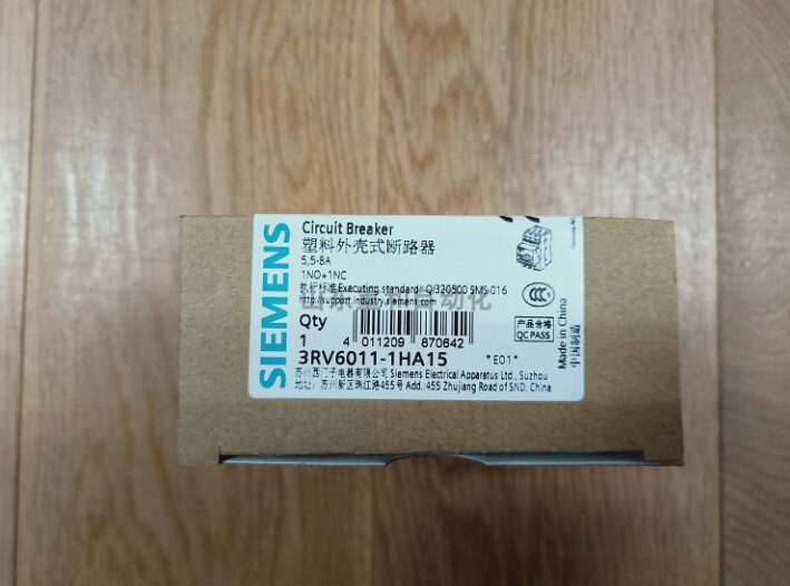 Siemens 3RV6011-1HA15 3RV60111HA15 5.5-8.0A Circuit Breaker -New