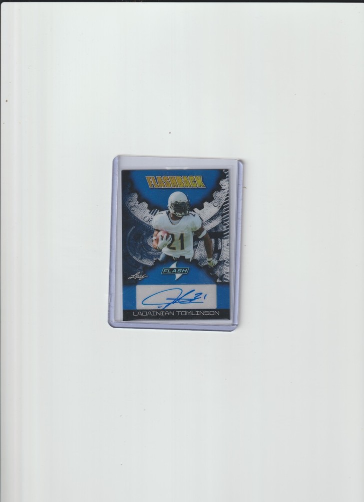2025 Leaf Eclectic Autograph Flashback LaDainian Tomlison 1/1 Auto San Diego