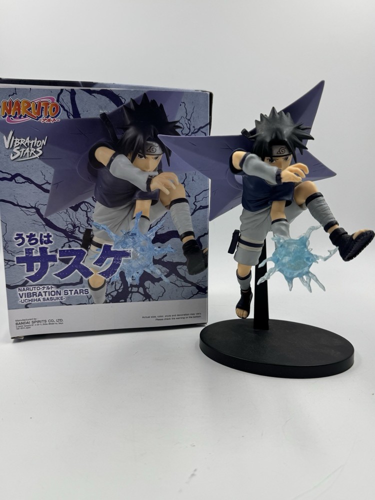 Banpresto BANDAI Prize Naruto Vibration Stars Figure Sasuke Uchiha Chidori USED