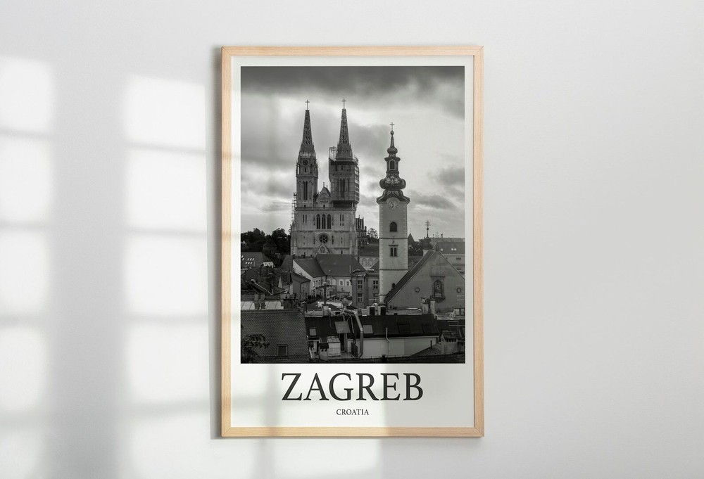 Zagreb Photo Print Of Zagreb Travel Photo Croatia Art Decor Photo Travel Art