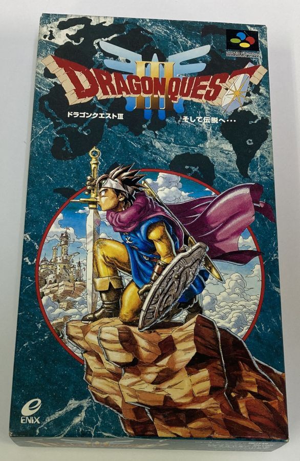 Nintendo Super Famicom SFC Dragon Quest III 3 Japan Version Complete with Box Manual