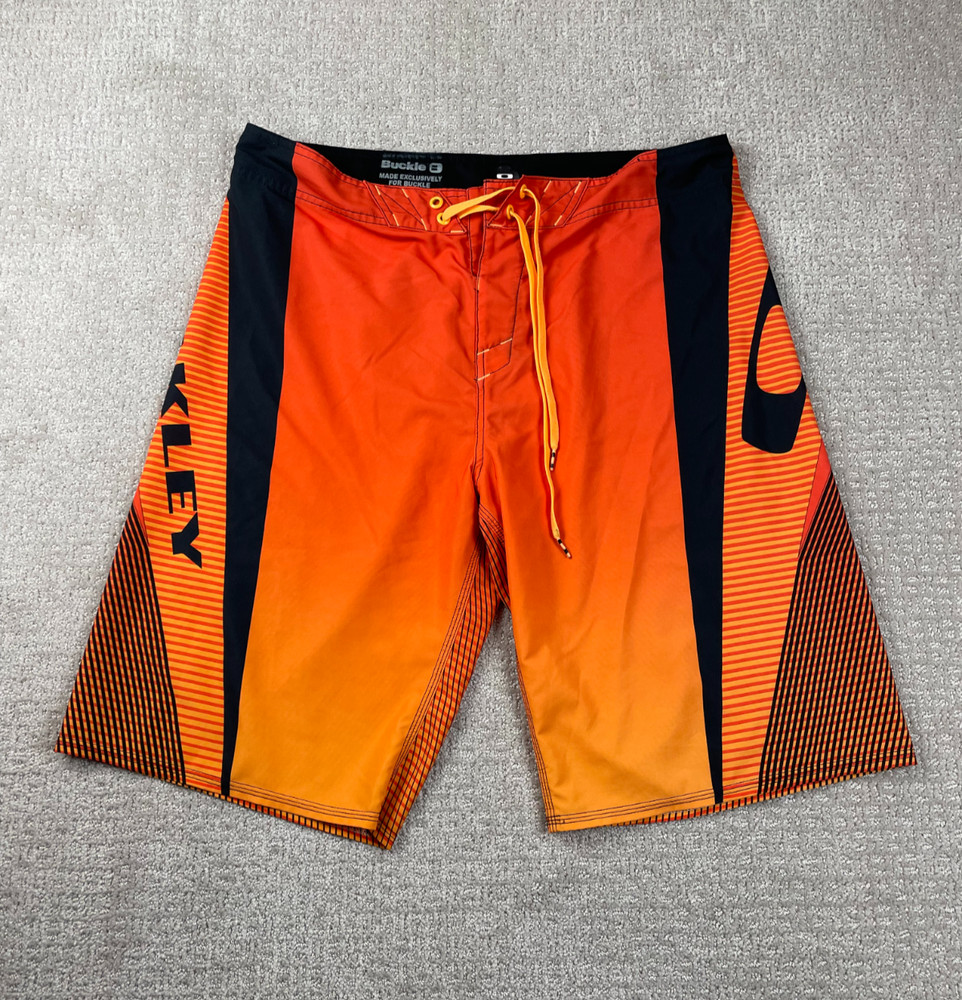 Buckle Oakley Boardshorts Mens 36 Gnarly Wasve Stretch Casual Swim Beach Outdoor