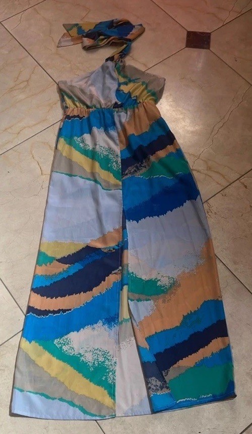 Women’s Halter Maxi Dress Large