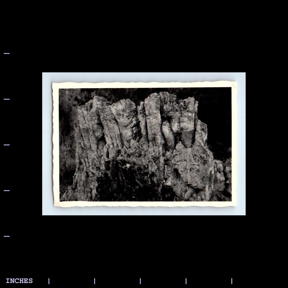 Old Vintage Photo MOUNTAIN LANDSCAPE ROCKS FORMATION