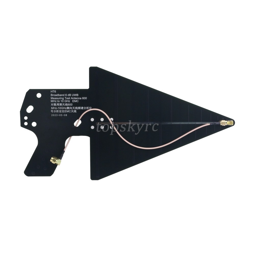 600MHz-10GHz UWB Log Periodic EMC Antenna for SA6 Spectrum Analyzer HT6