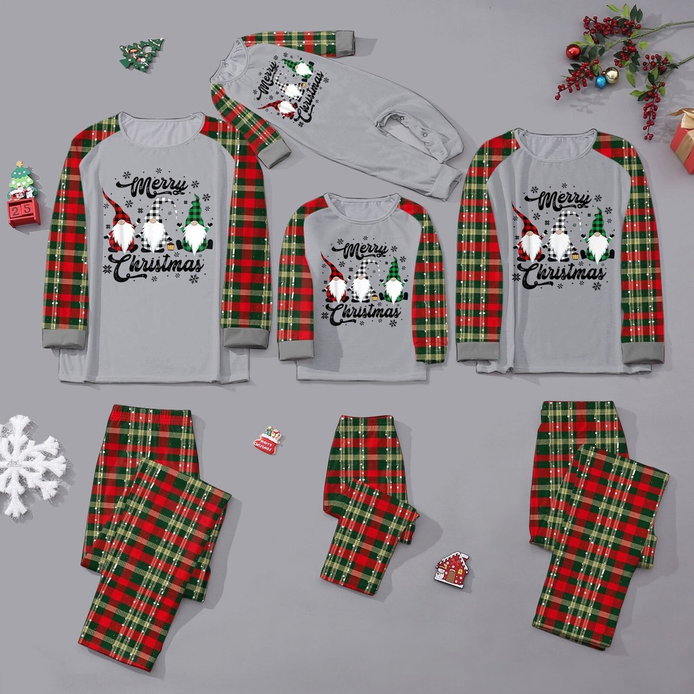 Daddy Comfortable And Casual Christmas Family Matching Pajama Set Printing
