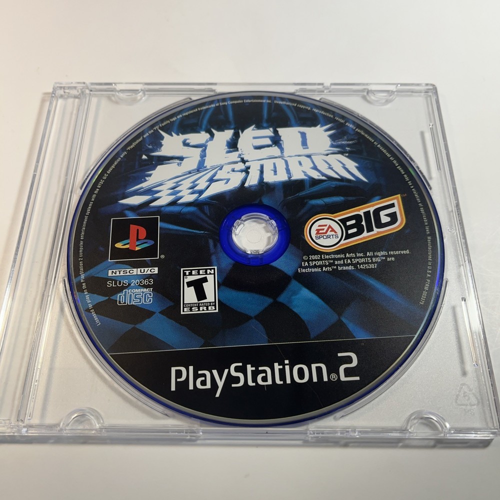 Sled Storm (PlayStation 2 PS2, 2002) Disc Only Tested Working