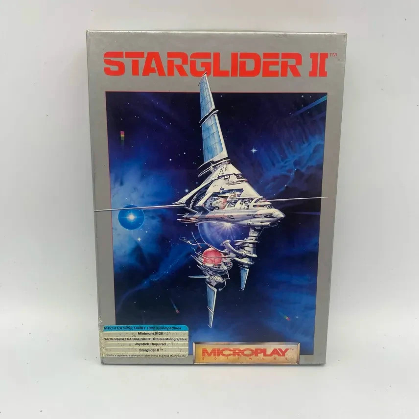 Starglider II IBM PC Big Box Game Complete CIB