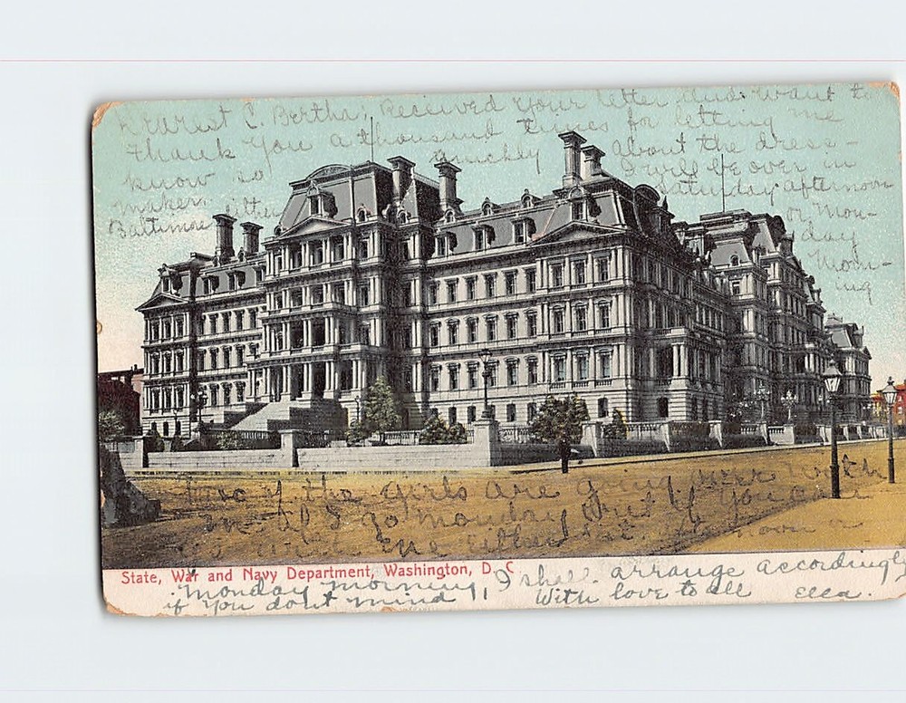 Postcard State War and Navy Department Washington DC USA