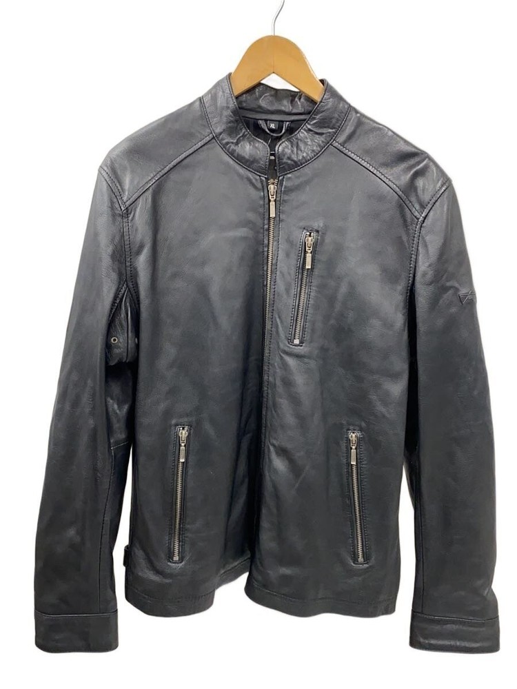 Single Rider Jacket/M/Leather/Blk 51801