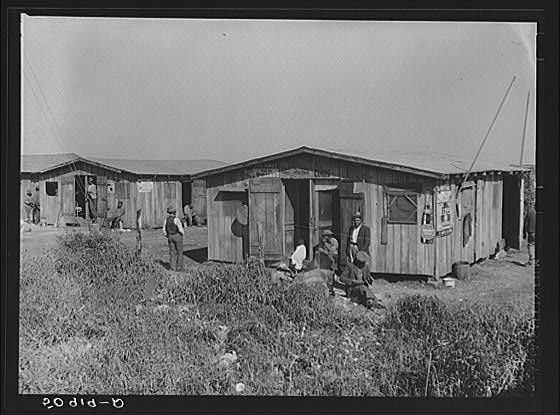 Photo:Belle Glade Florida 1939 Negro Migrant Workers Quarter FSA Housing