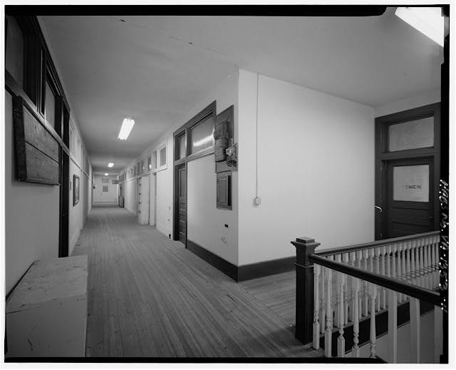 11. Interior second floor hall. Looking west-by-northwest. - Norfolk &