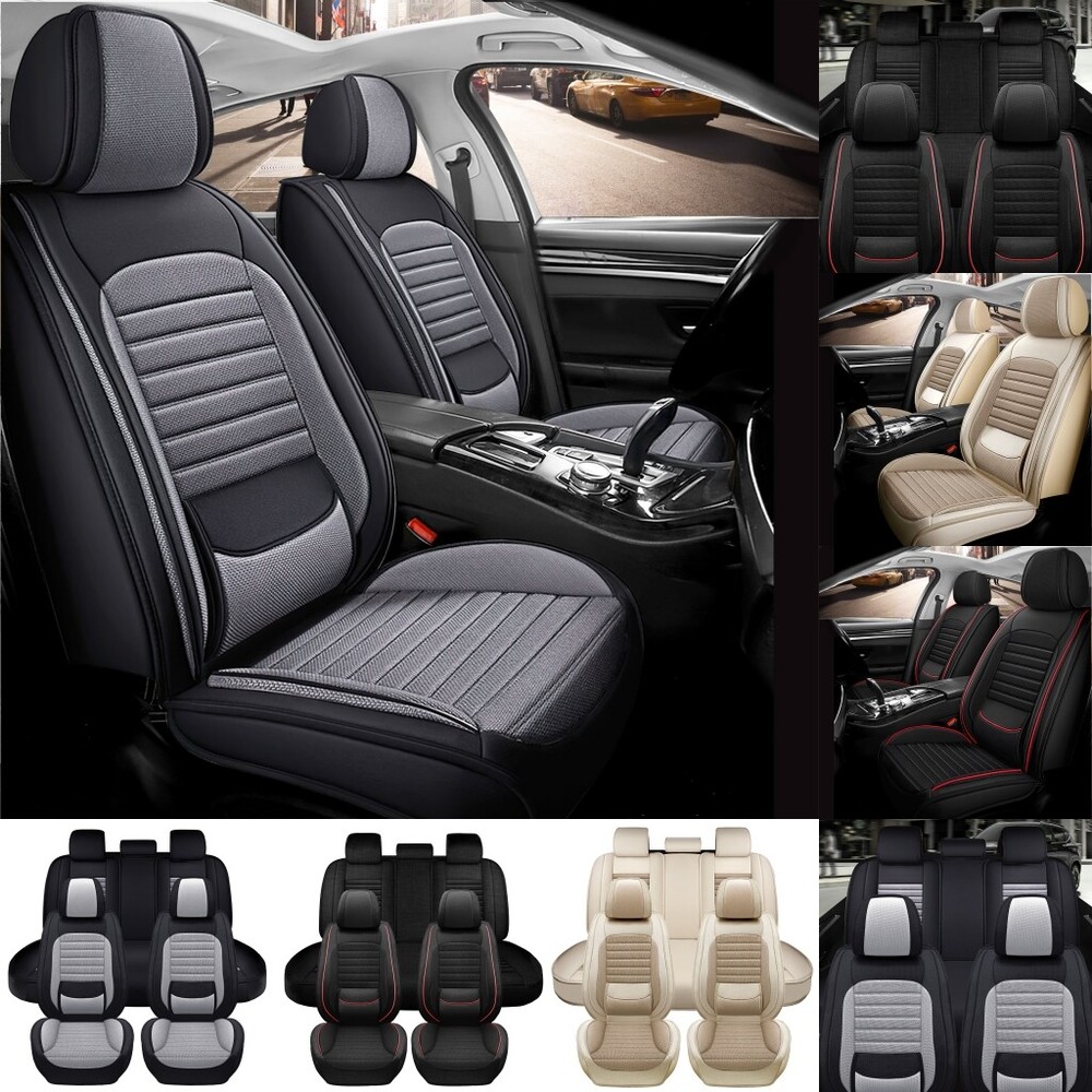 For Toyota  Car Seat Covers 5 Seat Set Front Rear Protectors Cushion Protector