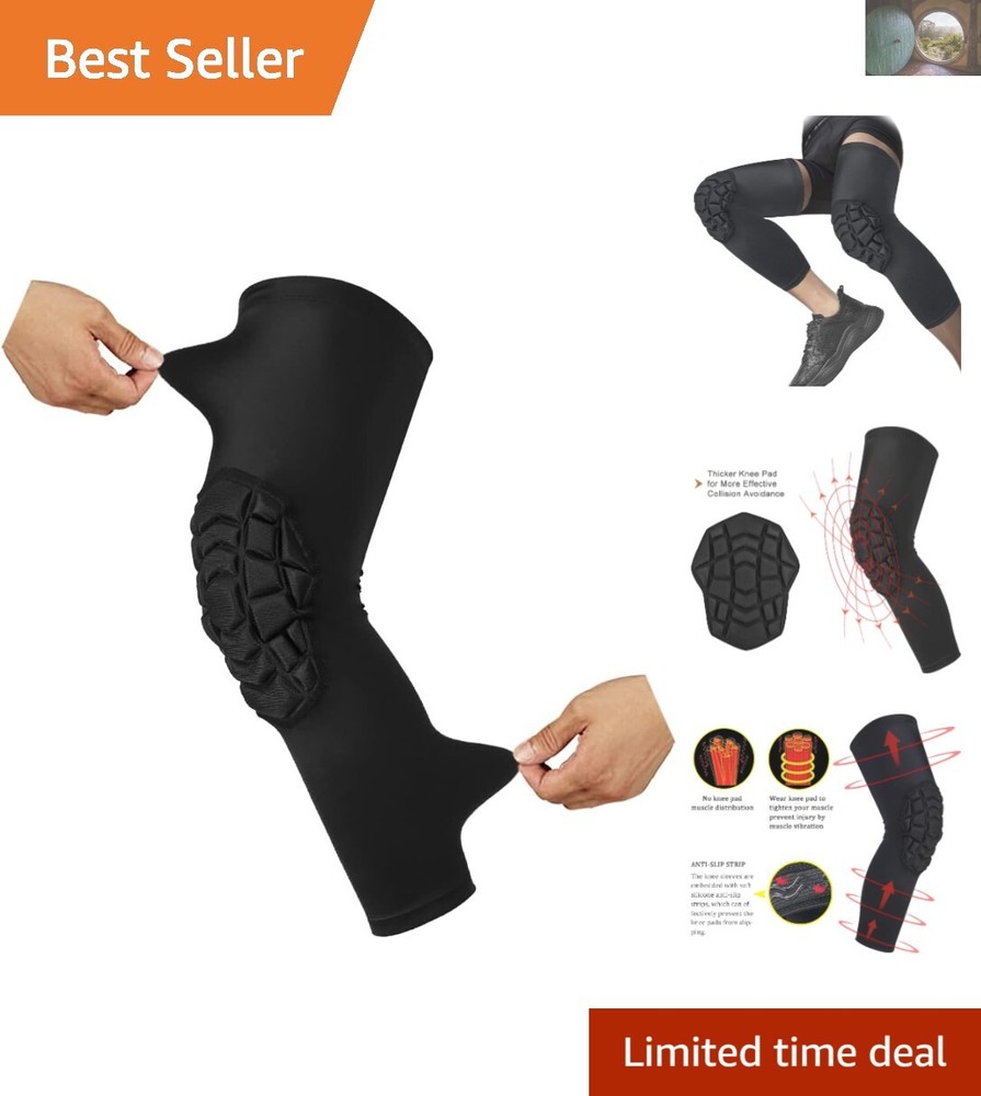 Thicker Knee Sleeve with Anti-Slip Tech for Optimal Athletic Support