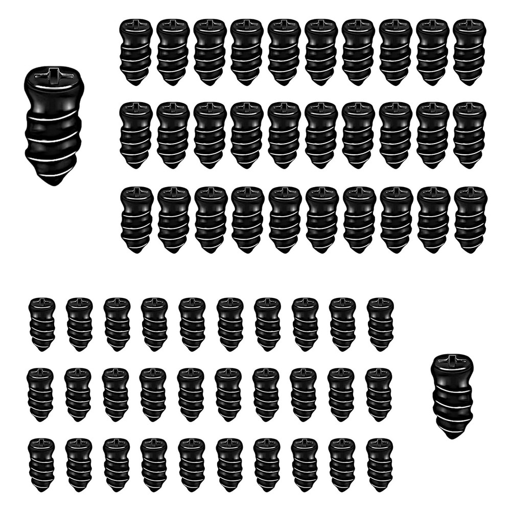 60 Pcs Tire Repair Rubber Nail Screw Tire Plugs Quick Puncture for Car Truck New
