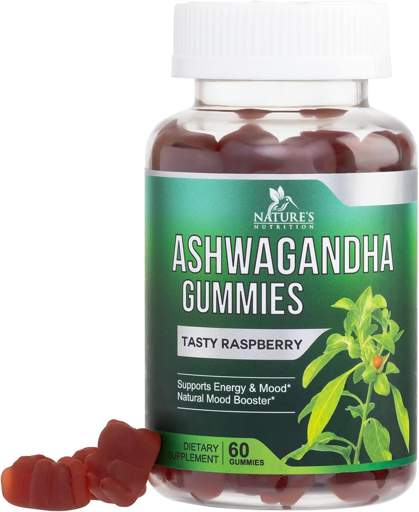 Ashwagandha Gummies for Women & Men, 3000Mg Equivalent, Vegan, Plant Based, Non-
