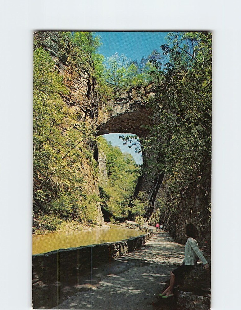 Postcard Natural Bridge Virginia USA