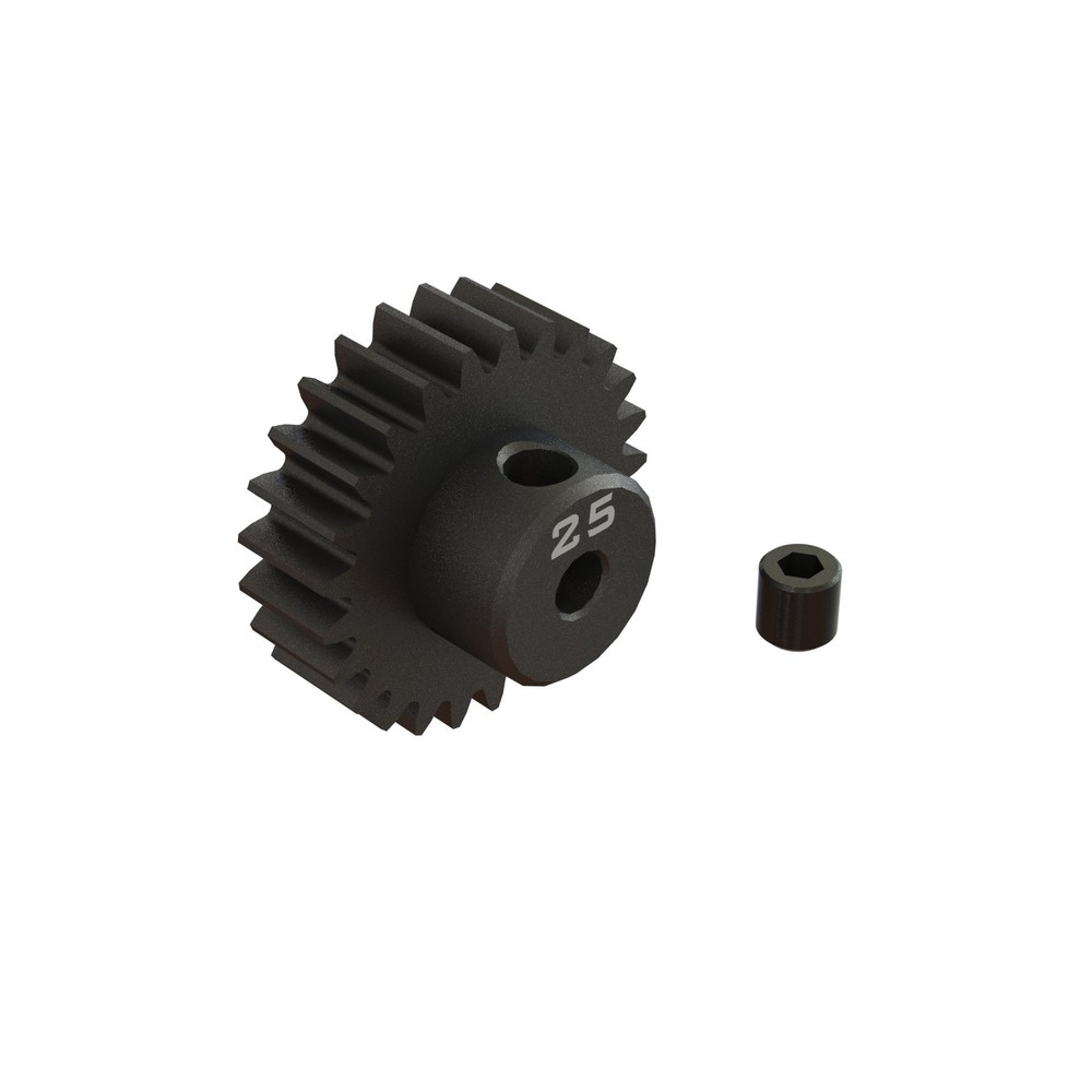 ARRMA 25T 0.8Mod 1/8 Bore CNC Steel Pinion Gear ARA311087 Gears & Differentials