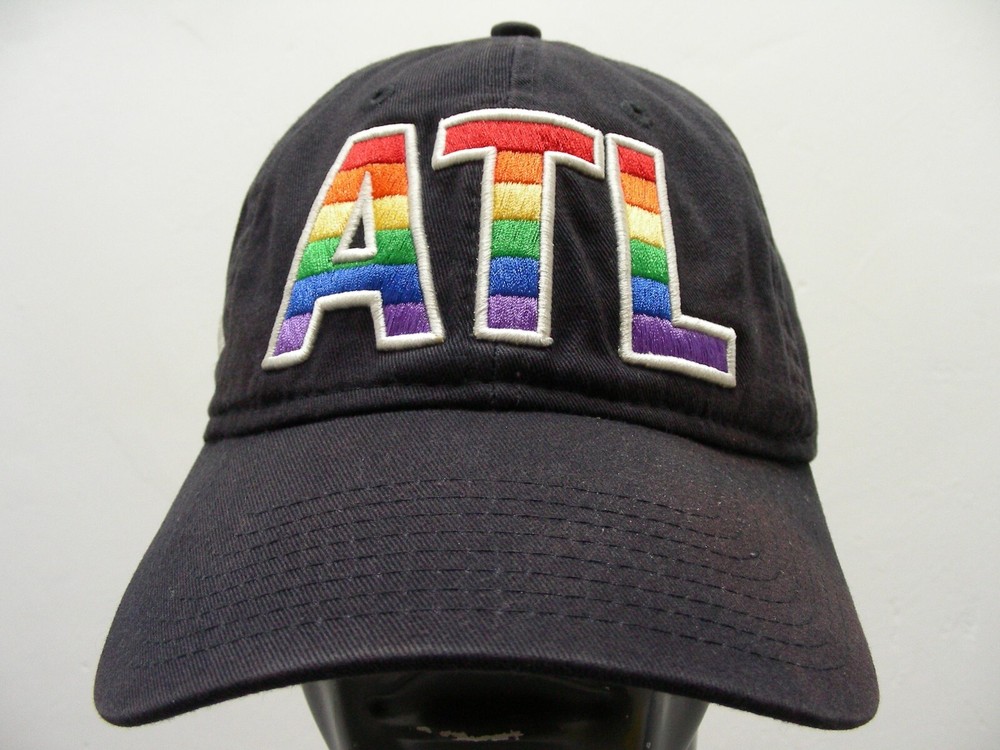 ATL - Atlanta, Georgia - One Size Adjustable STRAPBACK Baseball Cap Hat!