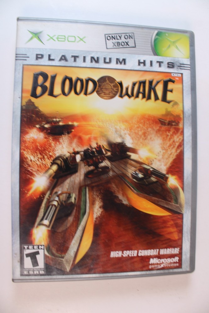 Blood Wake (Microsoft Xbox, 2002) Platinum Hits, Authentic, tested