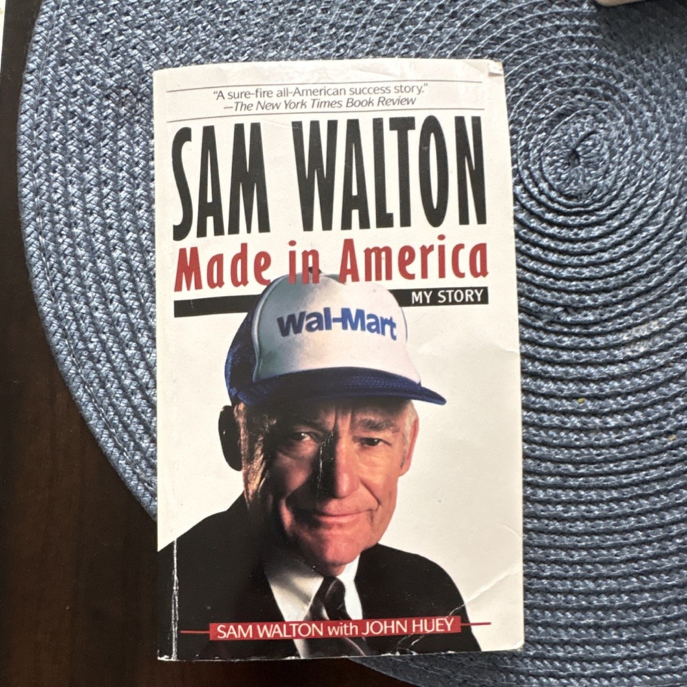 Sam Walton & John Huey Made In America My Story Paperback Leadership Book