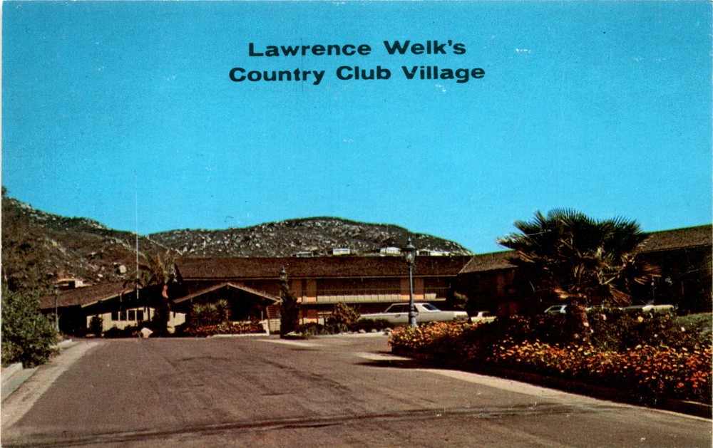 Escondido, California, San Diego County, Lawrence Welk's Country Club Postcard