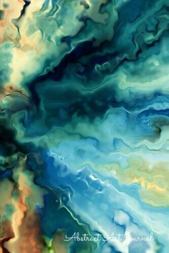 Abstract Art Journal Notebook for Men and Women - Creative Writing Diary - Very Good Condition  -image