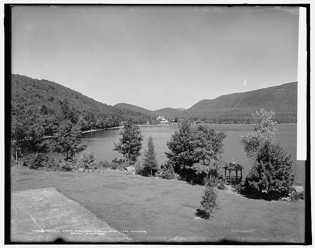 Lake Dunmore Vermont Mountain Spring Hotel 1900s Green Mountains View
