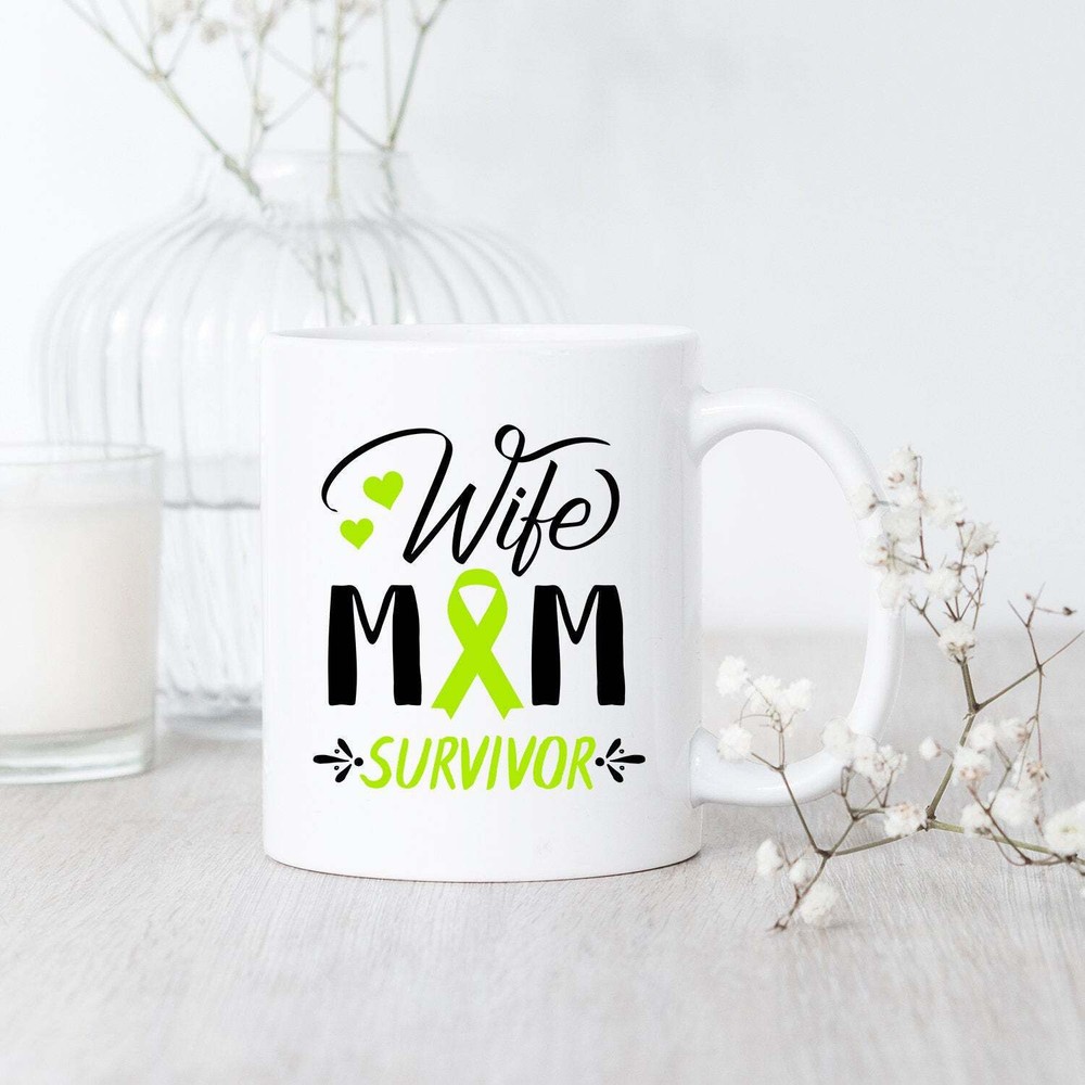 Lymphoma Survivor Mug for Wife Mom Fighting Cancer Warrior Gift  