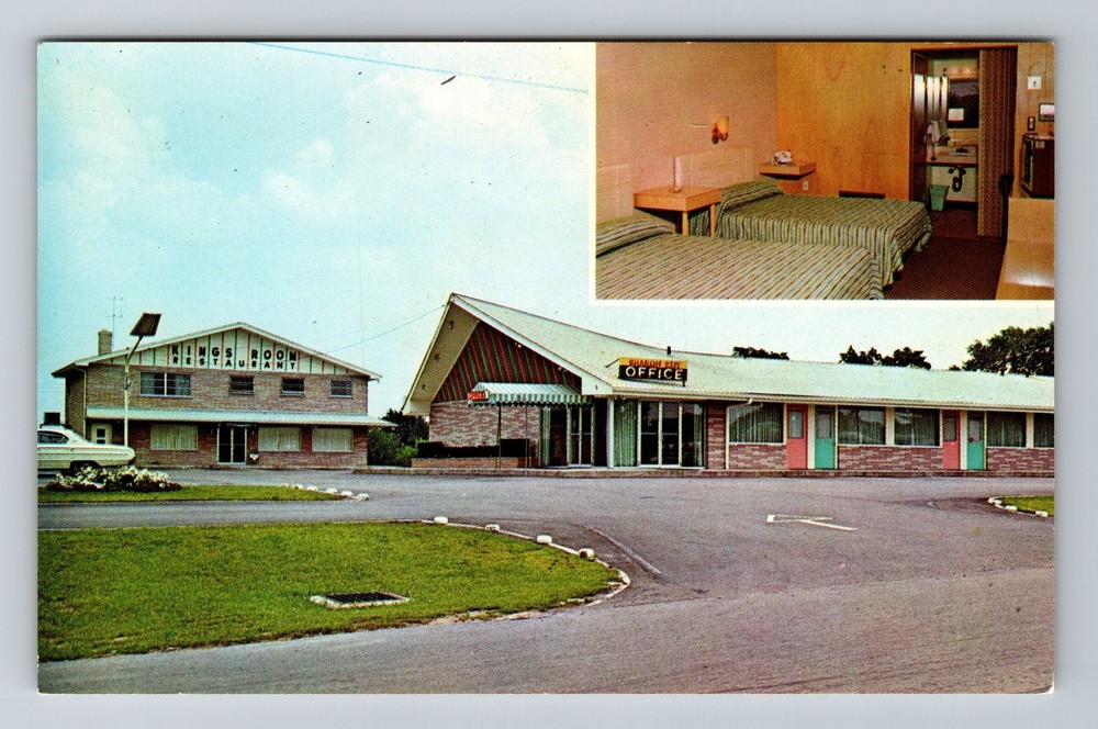 Sharonville, OH-Ohio, Sharon Exit Motel & Kings Room Restaurant Vintage Postcard