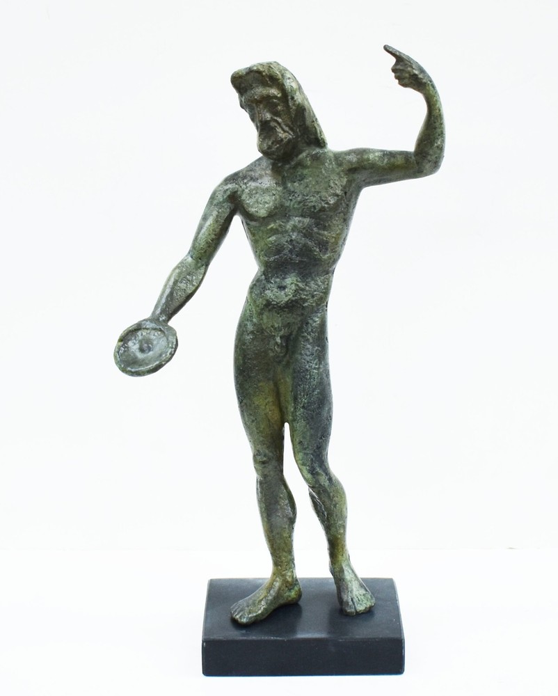 Zeus King of the Olympians Gods bronze statue - Ruler of Sky and Thunder Olympus