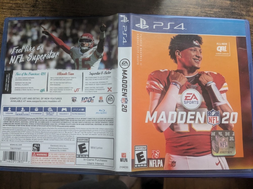 Madden NFL 19 and 20! for PlayStation 4 PS4 Bundle!