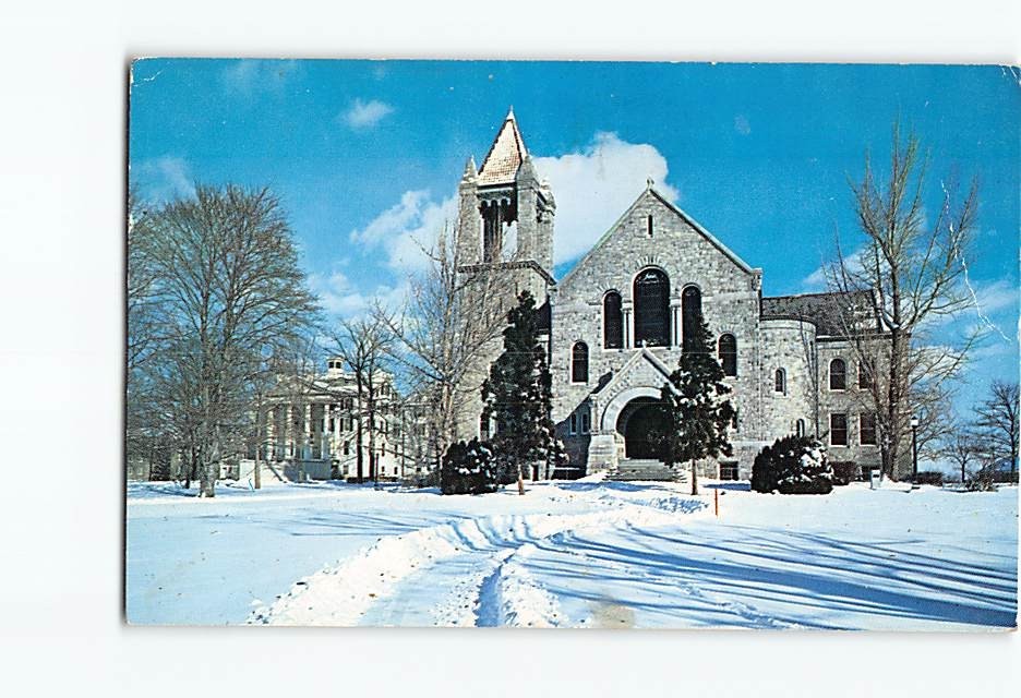 Postcard Ursinus College Collegeville Pennsylvania Bomberger Hall Freeland Hall