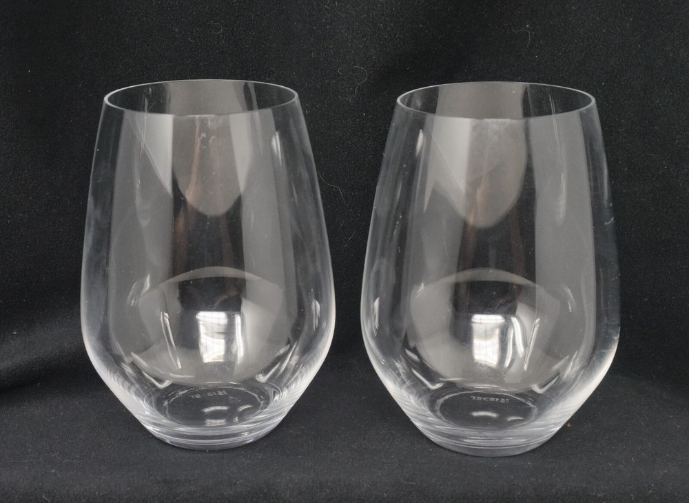 Riedel O Wine Tumbler Stemless Cabernet Merlot Set of 2 Clear